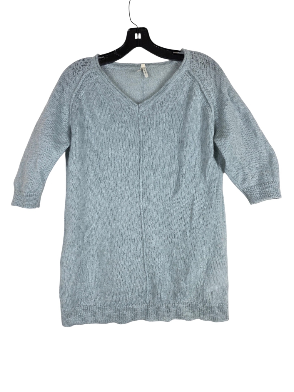 Part Two Tops & Tees Mohair and wool blend Light Blue V-Neck Knit Sweater